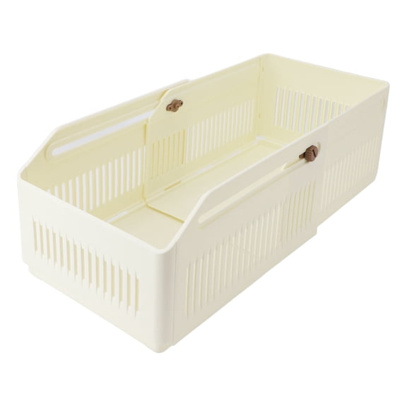 YAHHU Retractable Storage Bin Multi Purpose Expandable Stackable Organization Container for Kitchen Pantry Closet Cabinet Organizer Box, Adjustable Size 11.0 - 17.7 inches / 28 - 45 cm