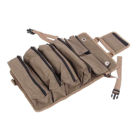 YAHHU Roll Tool Bag Multi Functional Oxford Cloth Heavy Duty Portable Roll Up Tool Pouch Organizer 15.75 inches / 40 cm