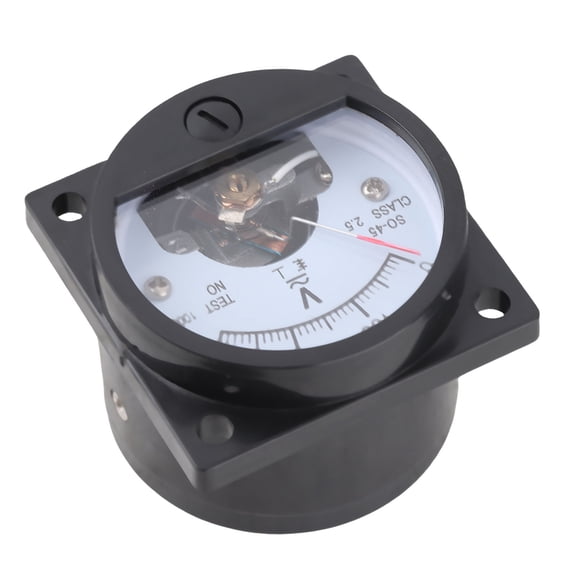 YAHHU Round Voltmeter ABS Analog Dial Panel Gauge Accurate Tool for Measuring SO-45 AC 0-300V Black Voltage Meter Device For Home And Industry[cite: 1]