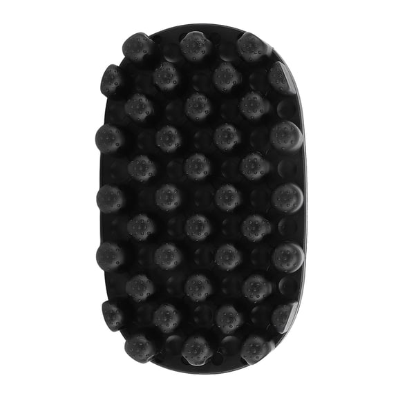 YAHHU Rubber Curling Hair Brush Non Absorbent Washable Twist Curl Comb Tool for Afro Hair Small Tooth Design Essential Styling Accessory 4.72 inches / 12 cm