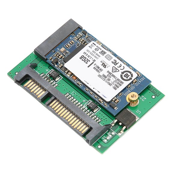 YAHHU SATA Adapter M.2 SSD 2-in-1 Riser Converter Card Component Board Internal High Speed Drive Extender Interface for Dual M2 Solid State Storage Hard Disk Replacement Parts 32GB (8 x 6 x 1 inches)