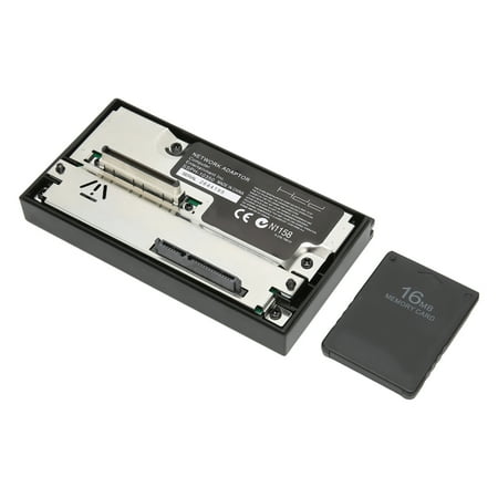 YAHHU SATA Interface Network Adapter Set Professional HDD Hard Disk Adapter with 16MB FMCBV1.963 Memory Card for PlayStation 2 PS2 Consoles Plug and Play No Region Limits