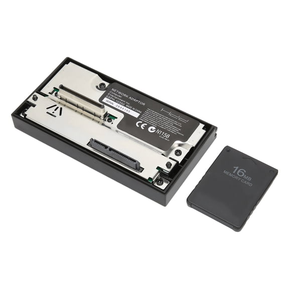 YAHHU SATA Interface Network Adapter Set Professional HDD Hard Disk Adapter with 16MB FMCBV1.963 Memory Card for PlayStation 2 PS2 Consoles Plug and Play No Region Limits