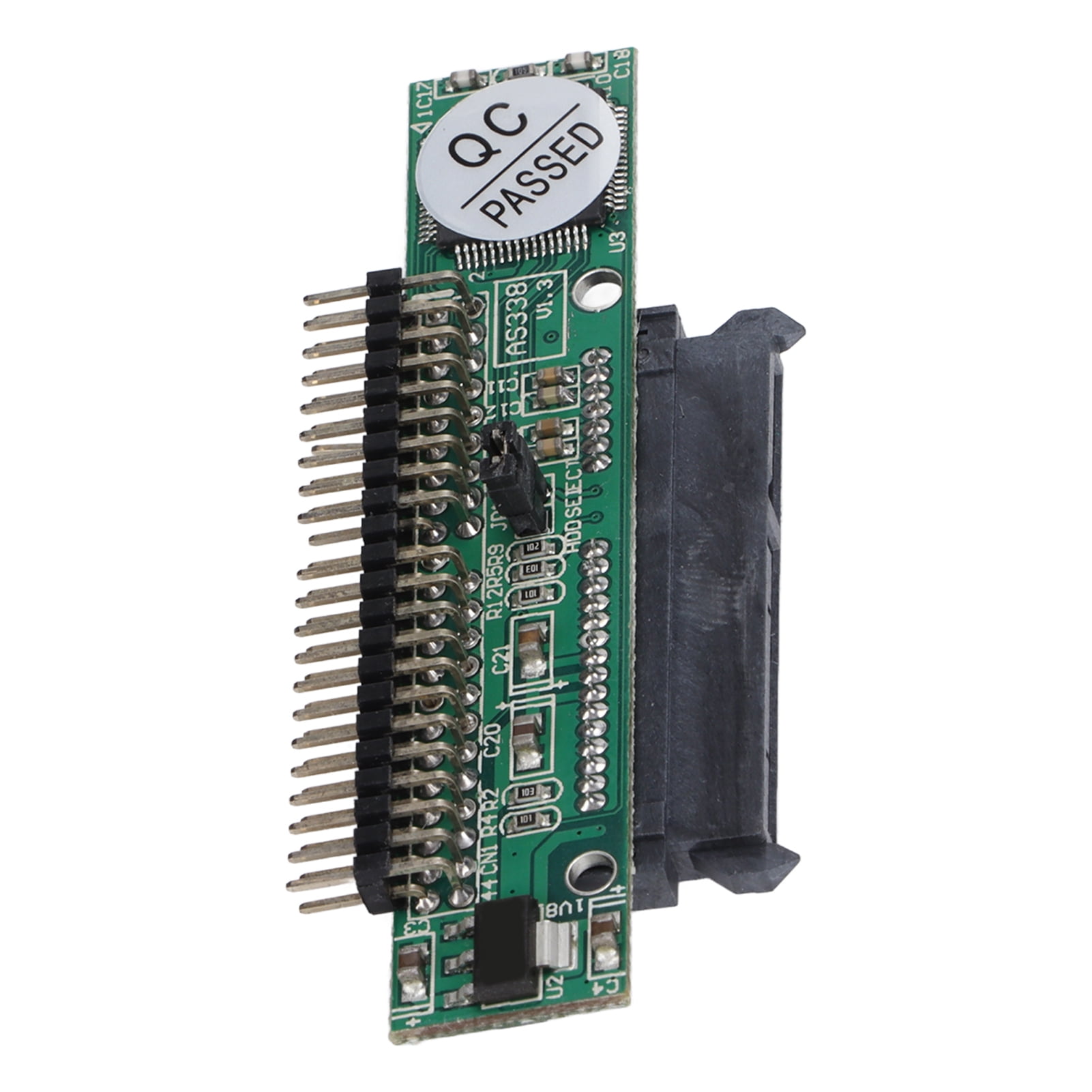 YAHHU SATA to IDE Adapter Serial ATA 7+15P Female to 44 Pin Male PATA Computer Drive Converter for Laptop Hard Drive, 13 inches / 33 cm
