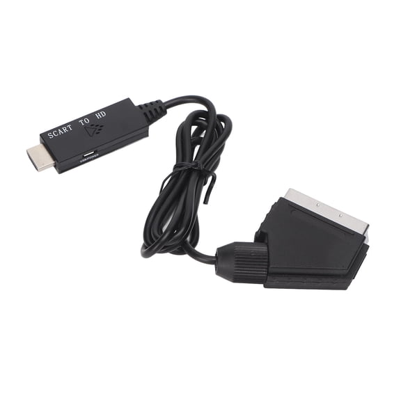 YAHHU SCART to HD Multimedia Interface Adapter 720P 1080P Switchable Video Converter for DVD Set Top Box (4.72 inches / 12 cm)