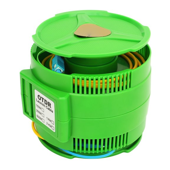 YAHHU SCUPC SCUPC OTDR Launch Cable Box Portable Press Cover Design Fiber Optic Test Cable for SM 1310 1550nm Fiber 500m / 1640.4ft