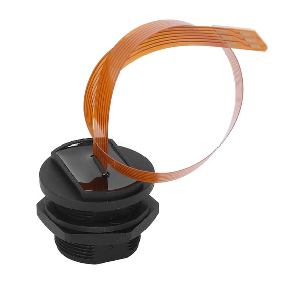 YAHHU SIM Socket Flexible Cable 7.87 inches / 20 cm IP68 Water Proof Threaded Panel Mount SIM Card Female Socket to Male Extension Cable