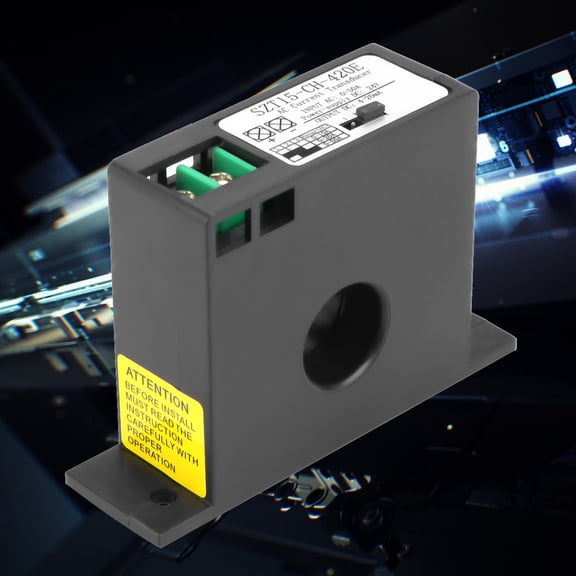 YAHHU SZT15-CH-420E AC Current Transducer Transmitter Transformer Sensor Converter 0-50A with 4-20mA Output Isolated Measurement High Accuracy Safe Easy Installation 10 in / 25.4 cm