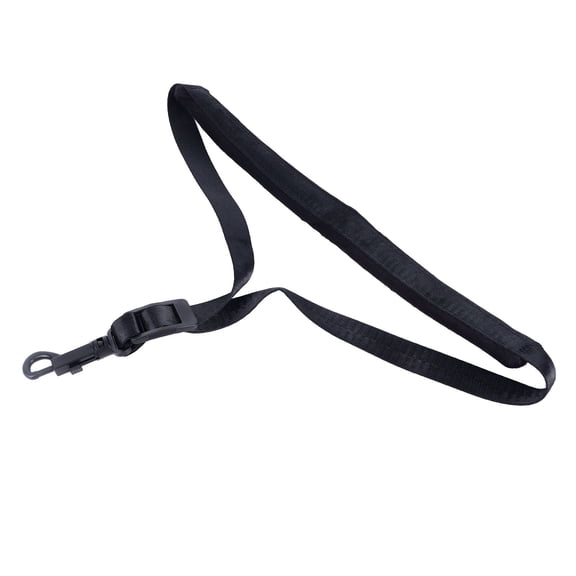 YAHHU Saxophone Neck Strap Adjustable Padded Premium Nylon Sax Belt with Secure Hook for Alto Tenor Soprano Baritone Saxophones Universal Musical Instrument Accessories Black (24 x 7 x 2 Inches)
