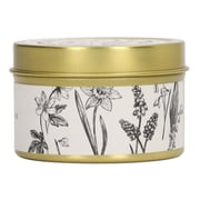 YAHHU Scented Candle Natural Plant Essential Oil Soybean Wax Tin Container Golden 70g / 2.5oz Bluebell