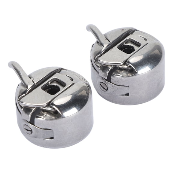 YAHHU Sewing Machine Bobbin Case Stainless Steel Replacement Shuttle Shell for Home Sewing Machines 2 Pcs