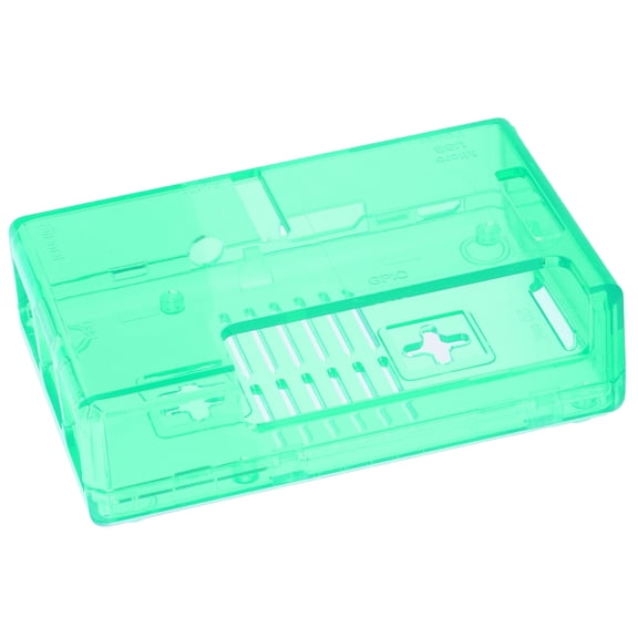 YAHHU Shell Protective Frosted Box Case Cover ABS for Raspberry Pi 3B 3B+ D Style with Screw (Green) - 3.54 inches / 9 cm[cite: 1]