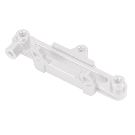 YAHHU Silver K949-006S Aluminum Alloy Steering Servo Saver Upgrade Part for 1:10 Scale Remote Control Vehicles, 2.28 inches / 58 mm, Premium RC Accessory