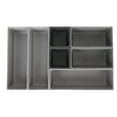 thumbnail image 1 of YAHHU Silverware Drawer Organizer Sturdy Plastic Large Capacity Multifunction Utensil Tray for Knife Fork Spoon Sorting Box Kitchen Accessories, 10.24 inches / 26.00 cm, 1 of 9