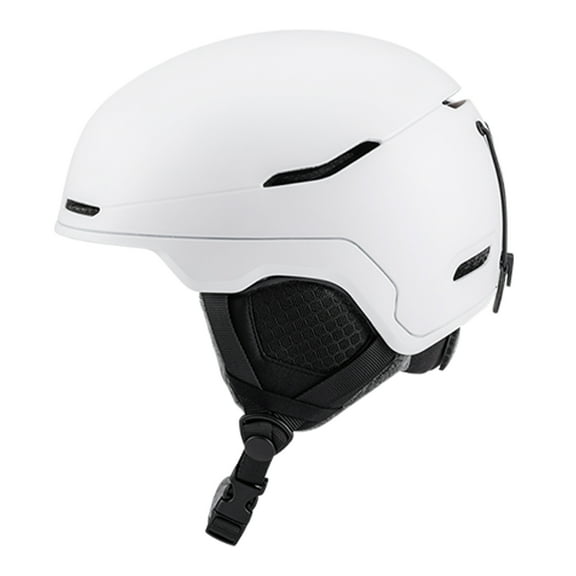 YAHHU Ski Helmet Safety for Men Women Lightweight EPS Liner Thickened PC Shell Adjustable Velvet Interior Snowboard Bike Adult Matte Finish Protection Size L White