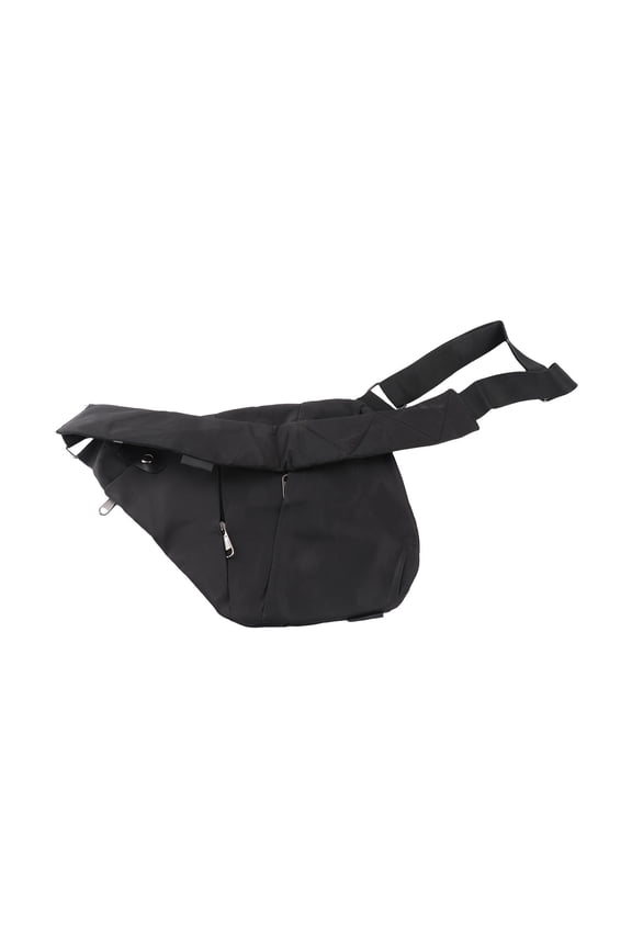 Slim Crossbody Backpack  Lightweight Oxford Chest Bag with Multiple Pockets, Reflective Strap, Ideal for Hiking, Cycling, and Daily Use