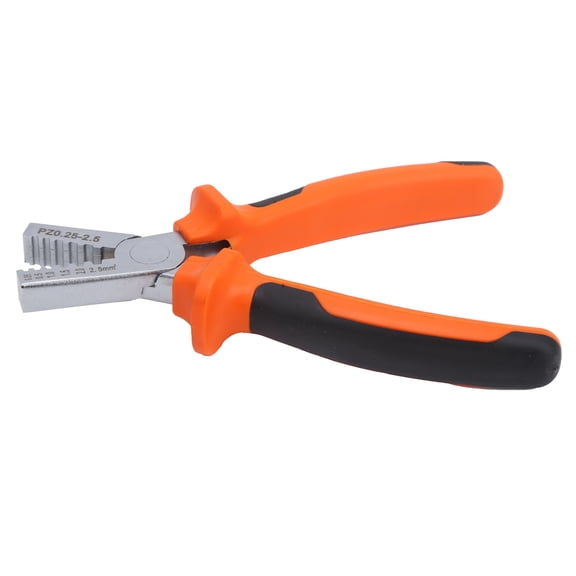 YAHHU Small Crimping Pliers 9.06 inches / 23 cm Portable Wire Crimper Tool #45 Steel PZ0.25-2.5A