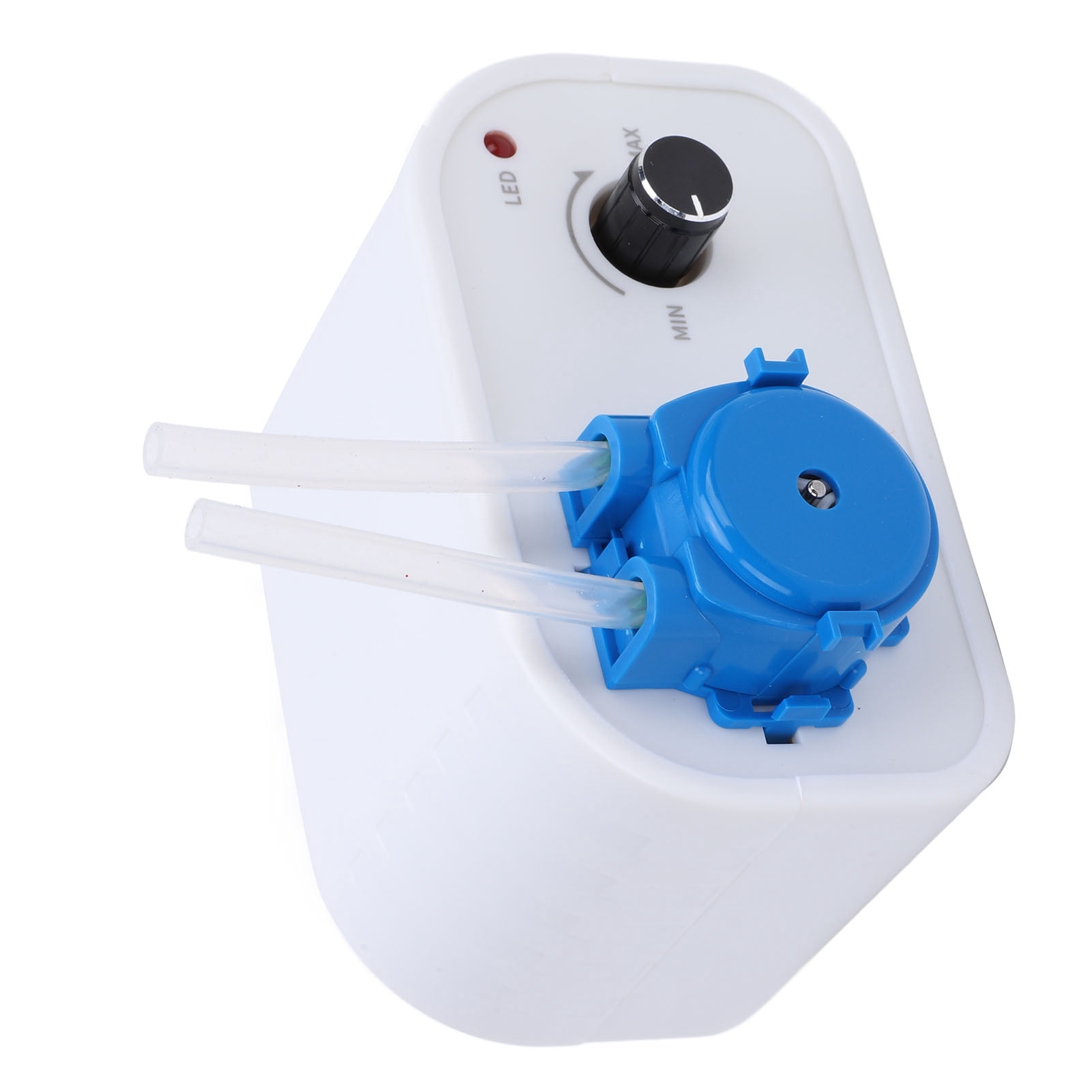 YAHHU Small Peristaltic Pump Adjustable Speed 12V Liquid Dosing Pump for Lab Scientific Research and Aquarium Use, Mini Peristaltic Liquid Pump with Variable Flow Rate (6.69 in / 17.00 cm)