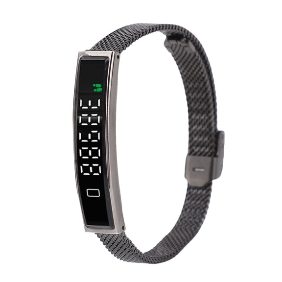 YAHHU Smart Bracelet Fitness Tracker Bluetooth 5.3 Health Monitor Water Proof for Running Riding Black