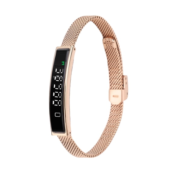 YAHHU Smart Bracelet Fitness Tracker Bluetooth 5.3 Health Monitor Water Proof for Running Riding Gold