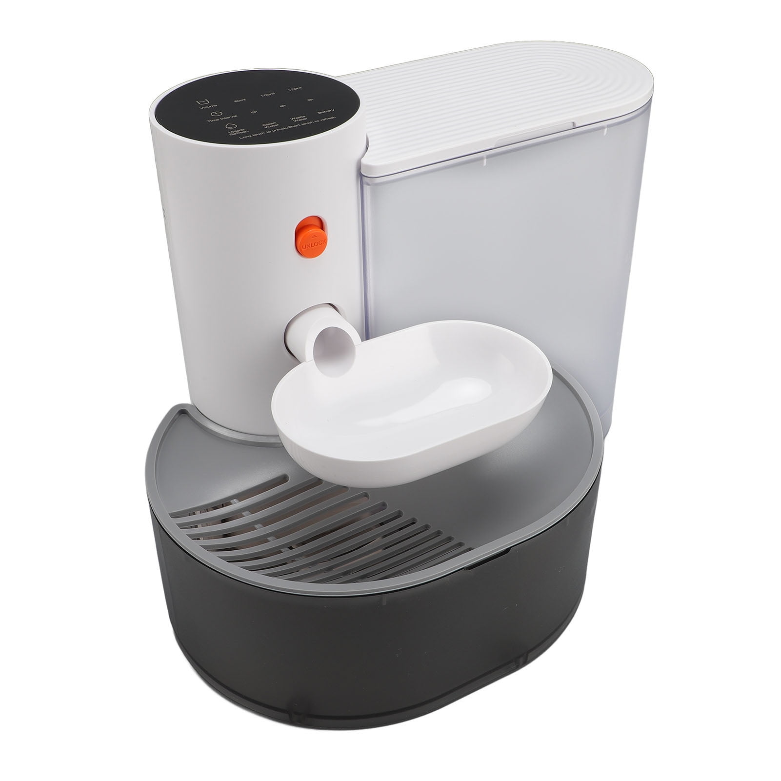 YAHHU Smart Cat Water Dispenser 3L Water Tank Self Refill Tipping Rechargeable Automatic Pet Water Bowl Cat Waterer Fluid Fountain System With Built-in 2000mAh Battery Included