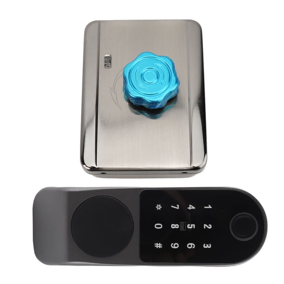 YAHHU Smart Electronic Deadbolt Door Lock with Keyless Entry, Advanced Fingerprint Biometric Scanner, Keypad Password, APP Control & IC Card Unlocking for Home Apartment Security