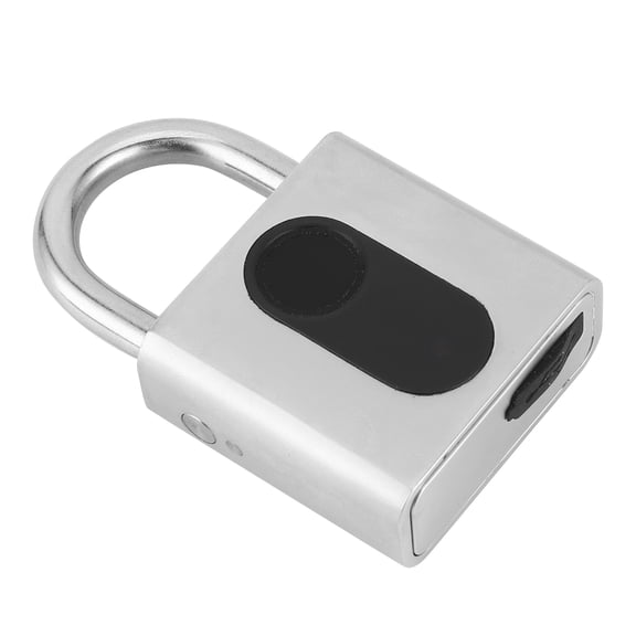 YAHHU Smart Fingerprint Bluetooth App Keyless Padlock IP65 Waterproof Anti-Theft Security Lock for Gym Locker Fitness Cabinet Dormitory Warehouse Bike Luggage (5.12 inches / 13 cm)