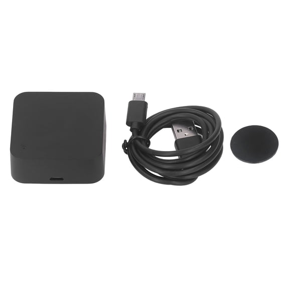YAHHU Smart Home Hub Universal Voice Remote Control WiFi Infrared IR Controller 38kHz for Office, TV, Air Conditioner (5.12 in / 13 cm) Black