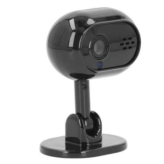 YAHHU Smart Indoor Security Camera Wifi Wireless 1080P HD Night Vision 2 Way Talk Audio 360 Degree Rotation Pet Nanny Monitor Camera for Home Black