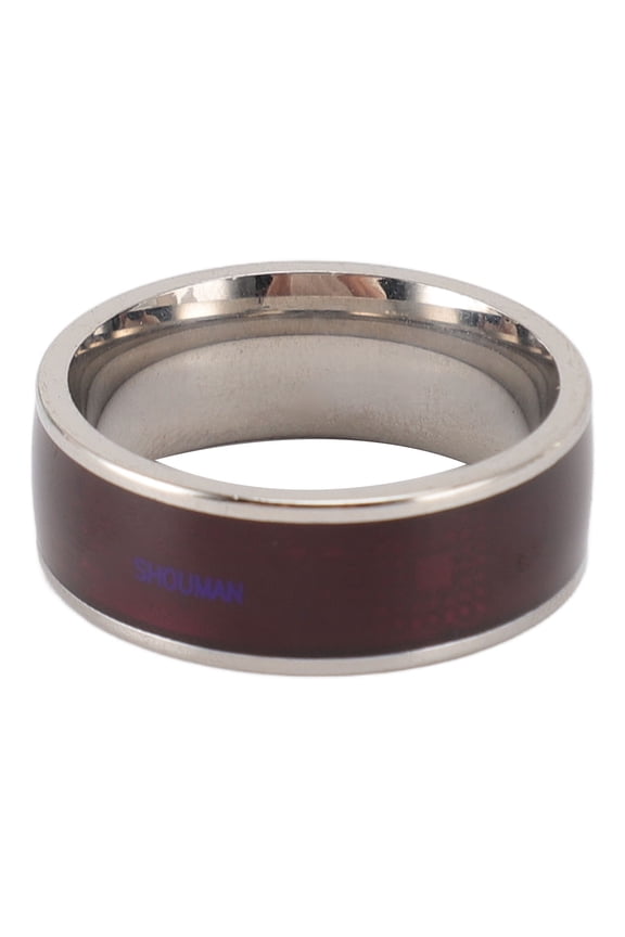 Smart NFC Ring Lightweight Intelligent Wearable Ring for Ntag213 Universal Mobile Phone Silver 9, 0.3 inches / 0.76 cm Width, Connect Seamlessly