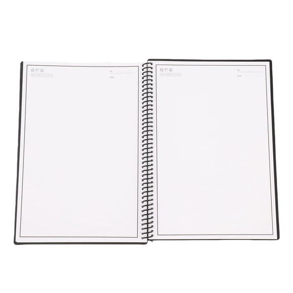 YAHHU Smart Reusable Notebook 7.09 x 10.04 inches / 18 x 25.5 cm Erasable Spiral Wirebound Notebook Set for Work and Learning Includes 2 Pens and Cleaning Cloth Cloud Sync
