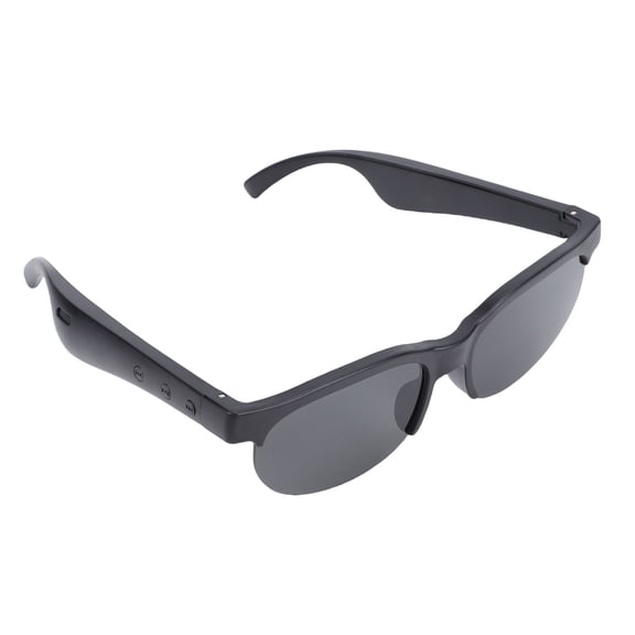 YAHHU Smart Sunglasses Bluetooth 5.3 Real Time AI Translation Wireless Headset Glasses Directional Sound Transmit For Outdoor Sports Running Cycling Music 130g / 4.59oz Black