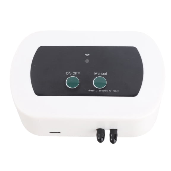YAHHU Smart WiFi Watering System BT APP Control Automatic Plant Waterer for 10 Potted Plants Programmable Drip Irrigation Kit with LED Display 400ml/min Flowrate
