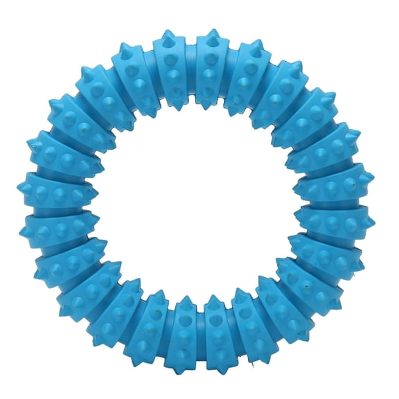 YAHHU Soft Rubber Thorn Ring Chew Toy Durable, BiteResistant Dental Cleaning Ring for Medium to Large Dogs