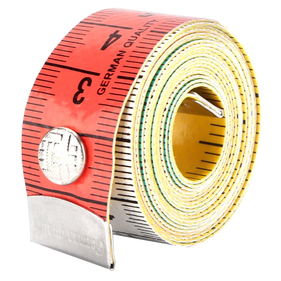 YAHHU Soft Tape Measure Plastic Colored Concealed Buckle Ruler for Fabric Sewing Tailor Knitting