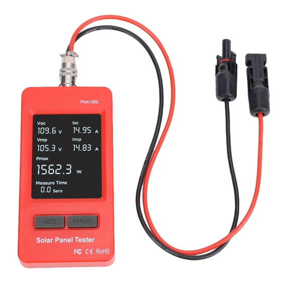 YAHHU Solar Panel Tester MPPT Photovoltaic Multimeter for Data Detection and Troubleshooting 5-1800W 0-60A, 5.8 x 3 x 0.8 inches / 148 x 75 x 21 mm