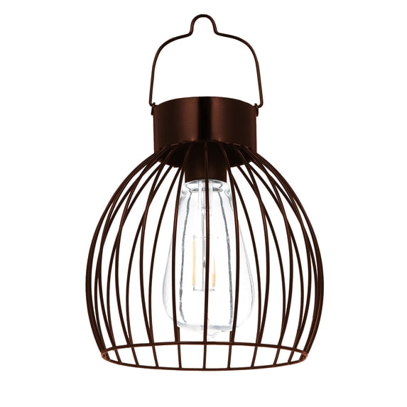 YAHHU Solar‑Powered Hanging Lantern – IP65 Waterproof, 600 mAh Rechargeable Battery, Light‑Control Technology, Ideal for Garden, Patio, and Yard