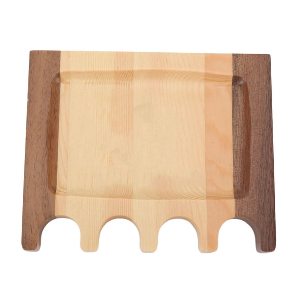 YAHHU Solid Wood Portable Pool Cue Holder 4Hole Rack for Billiard Tables Elegant, Lightweight, PocketSize