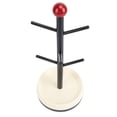 thumbnail image 1 of YAHHU Spacious Cup Drying Rack Stand with Drain Tray – Sturdy Wood, Non‑Slip Design, Versatile for Kitchen, Bathroom & Cosmetics, 1 of 10