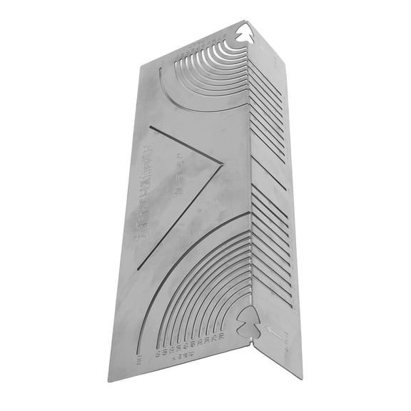 YAHHU Square Pipe Bending Marking Tool Stainless Steel Multipurpose Angle and Arc 90 Degree Layout Hand Tool Square for Construction and DIY 11.4 inches / 29 cm