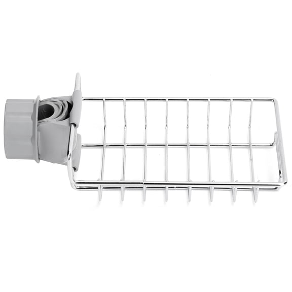 YAHHU StainlessSteel FaucetClip Sink Rack MultiPurpose Hanging Drainer & Dish Cloth Organizer
