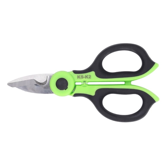 YAHHU Stainless Steel Fiber Optic Stripper & Crimper 4.33" x 8.66" Cable Cutting Tool with Serrated Knife, HighFrequency Heat Treated Blade, Ideal for Telecom & Engineering Wiring