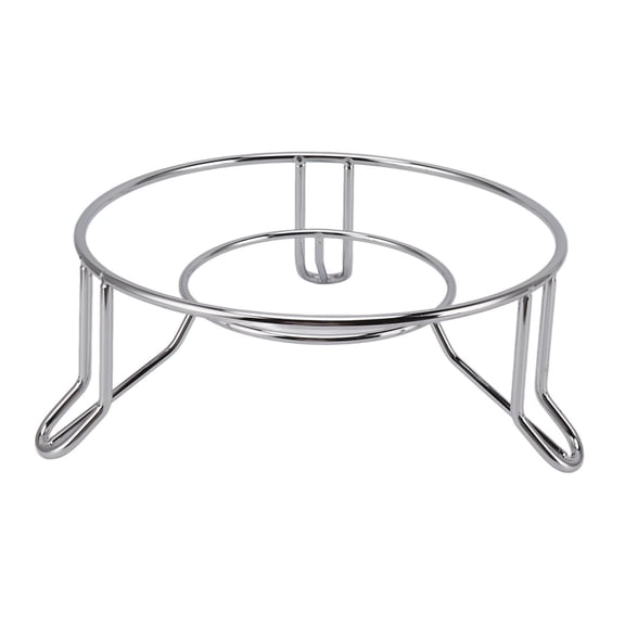 YAHHU Stainless Steel HeatInsulating Trivet Rack  Round Hot Plate Holder, Stable Tripod Design for Kitchen & Dining Table