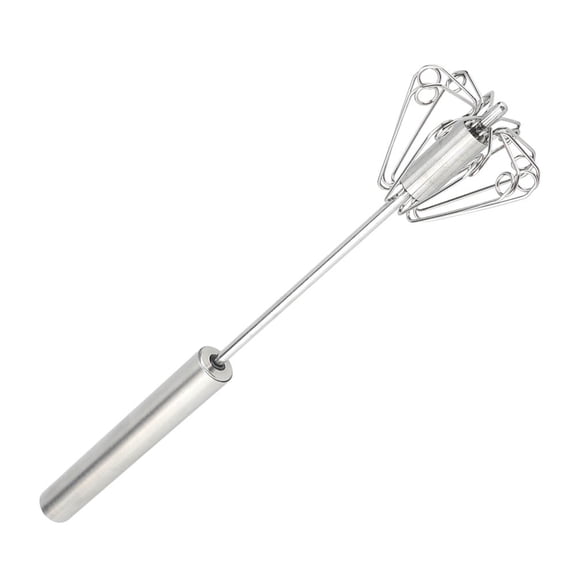 YAHHU Stainless Steel Kitchen Semi Automatic Rotation Handheld Egg Blender Mixer Beater Cooking Tool