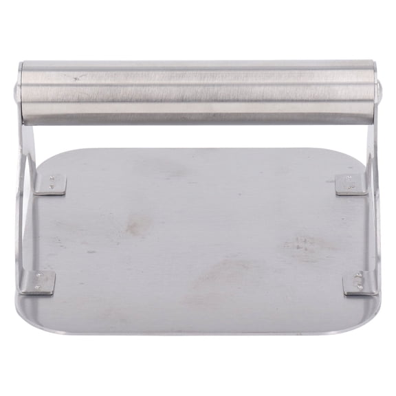 YAHHU Stainless Steel Smashed Burger Press Smoke Free Non Stick Hamburger Patty Maker Meat Press for Kitchen Outdoor Grilling 5.5 inches / 14 cm Square