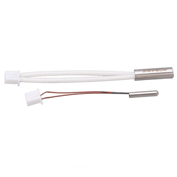 YAHHU Stainless Steel Thermistor Cable with 24V 40W Heater Cartridge Temperature Sensor Kit for 3D Printer Replacement Parts (3.5 inches / 90 mm) Compatible with CR-6 SE, CR-6 MAX, CR-5 Pro