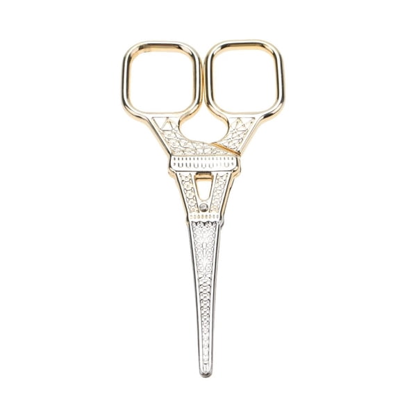 YAHHU Stainless Steel Tower Scissors Gold, Rose Red, Crane & Guitar Patterns Sharp, Durable, Ideal for Tailoring, Nail & DIY Use