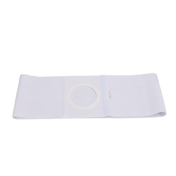 YAHHU Stoma Abdominal Belt Comfortable Elastic Breathable Abdominal Stoma Brace 8cm Caliber Ostomy Support Belt for Post Surgery Recovery L Size, Adjustable Lightweight Colostomy Wrap