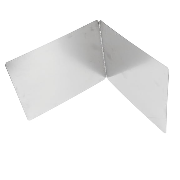YAHHU Stove Grease Shield 13 inches / 33 cm 2 Sided Heat Proof Anti Stick Coating Stainless Steel Splatter Guard for Kitchen Oil Splash Insulation Board with Protective Tape