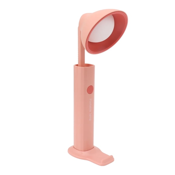 YAHHU Strong Magnetic Flashlight Foldable USB Rechargeable Portable Desk Lamp, 3 Modes, Red (8.66 in / 22 cm)